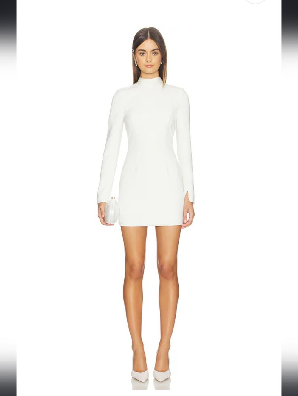 Antonella Mini Dress in Ivory